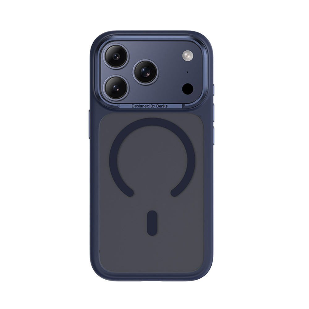 Apple iPhone 17 Pro Kılıf M-Safe Şarj Özellikli Benks Mist C-Magnet Kapak - Görsel 4