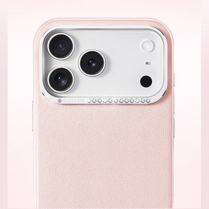 Apple iPhone 17 Pro Kılıf M-safe Şarj Özellikli Deri Tasarımlı Pynana Starry Serisi Kapak - Görsel 4