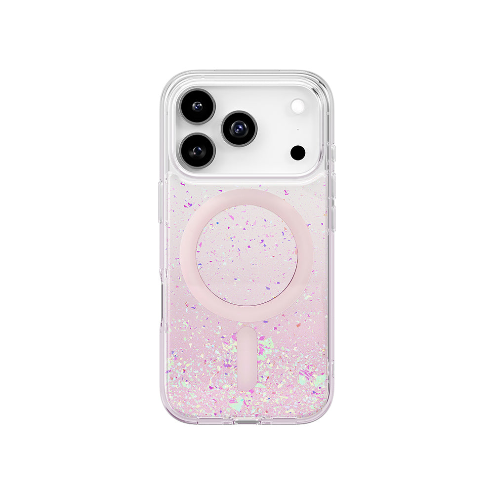 Apple iPhone 17 Pro Kılıf M-safe Şarj Özellikli Hologram Parçalı Coehl Rosara Kapak - Görsel 2