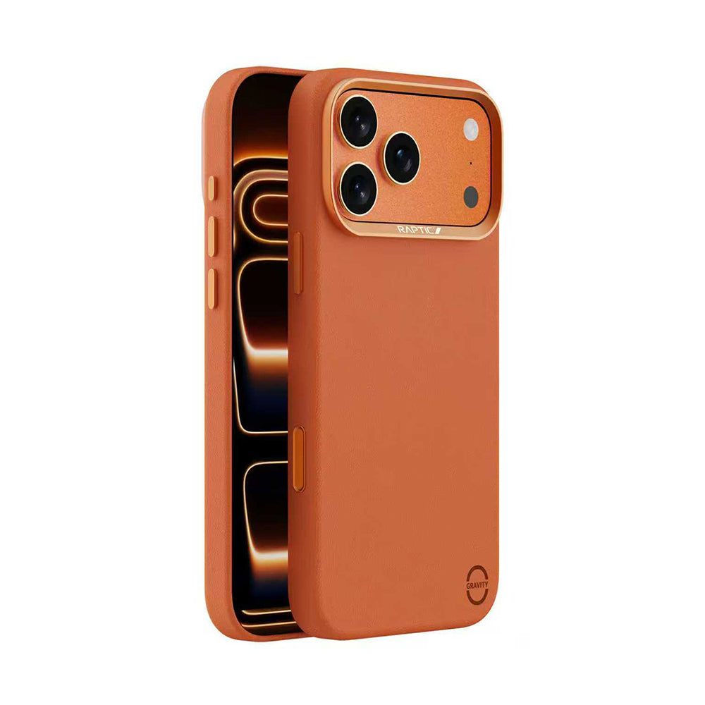 Apple iPhone 17 Pro Kılıf M-Safe Şarj Özellikli Polimerik Deri Raptic Urban Nano Kapak - Görsel 4