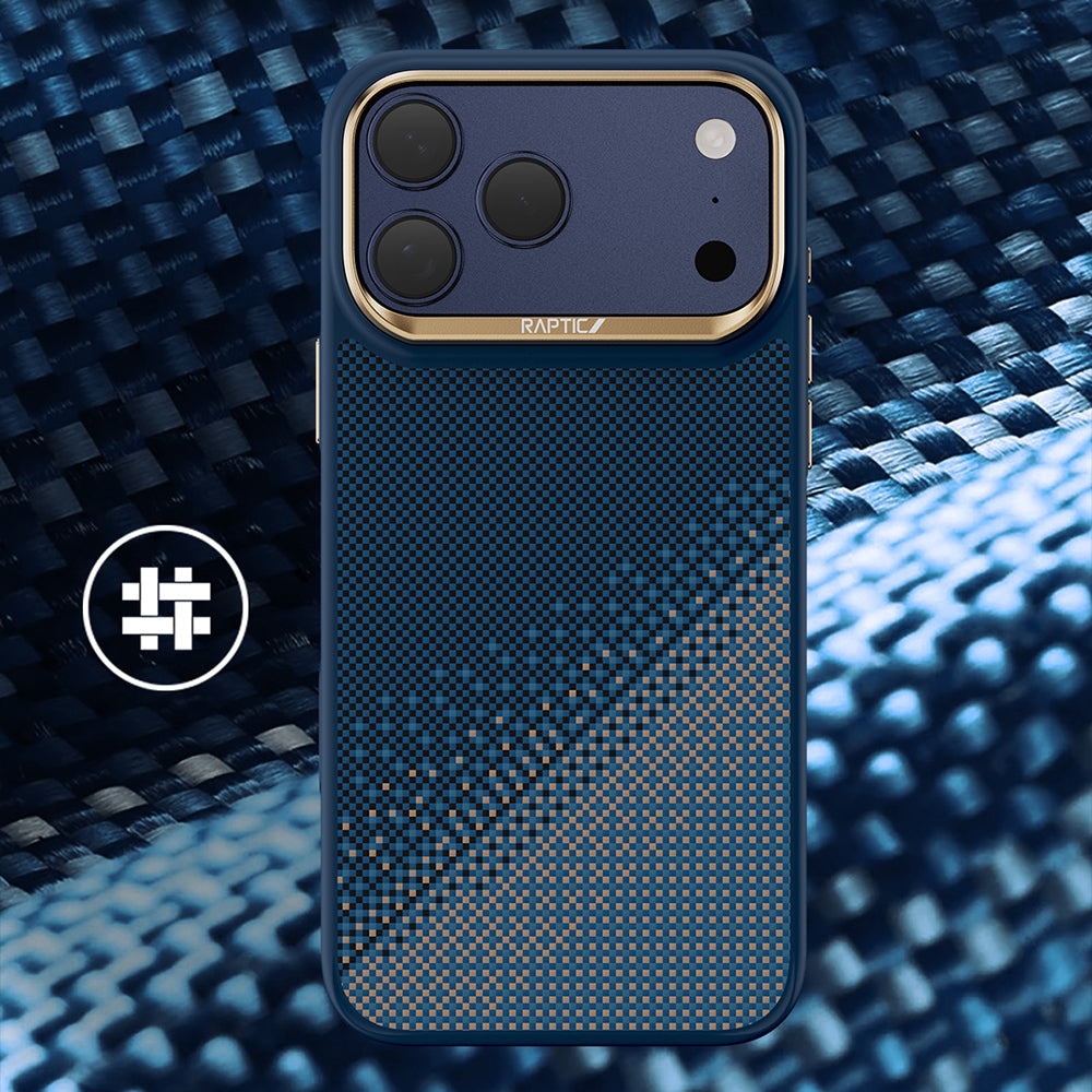 Apple iPhone 17 Pro Kılıf M-safe Şarj Özellikli Raptic Aramid Dual Serenity Serisi Kapak - Görsel 2