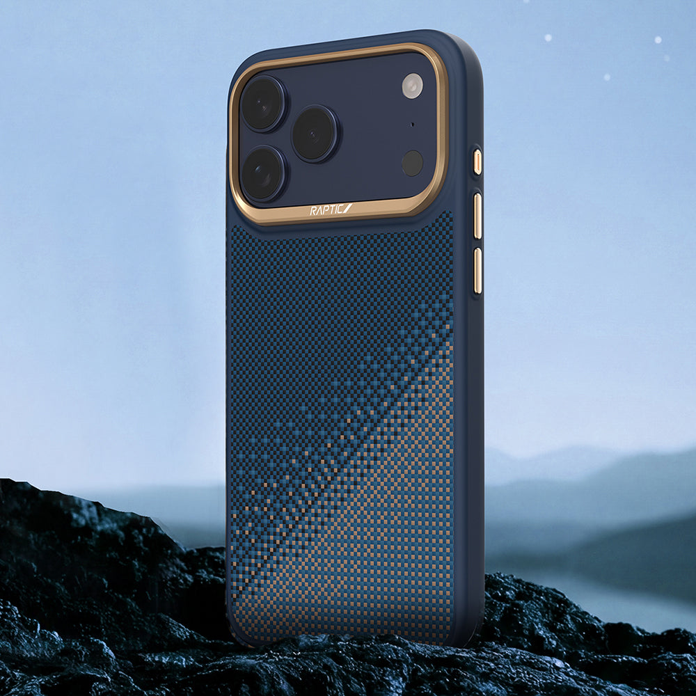 Apple iPhone 17 Pro Kılıf M-safe Şarj Özellikli Raptic Aramid Dual Serenity Serisi Kapak - Görsel 4