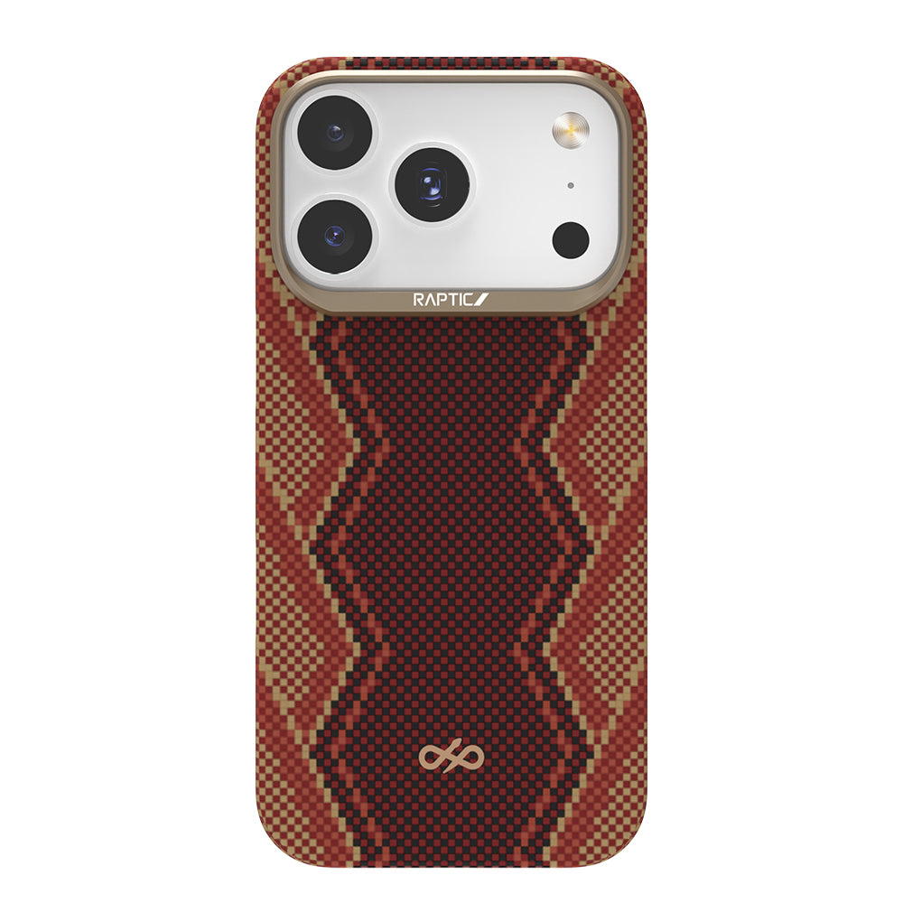 Apple iPhone 17 Pro Kılıf M-safe Şarj Özellikli Raptic Aramid Skin Bionic Serisi Kapak - Görsel 2