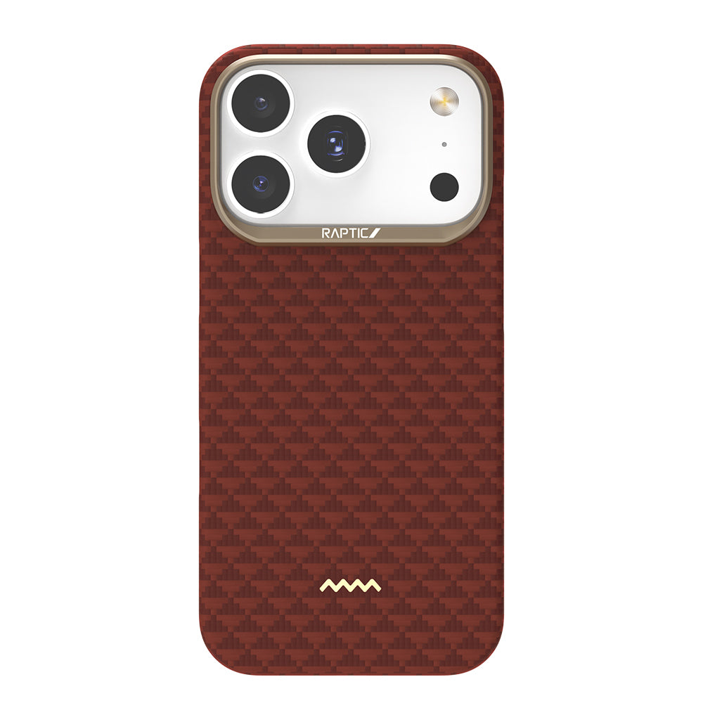 Apple iPhone 17 Pro Kılıf M-safe Şarj Özellikli Raptic Aramid Skin Origin Serisi Kapak - Görsel 4
