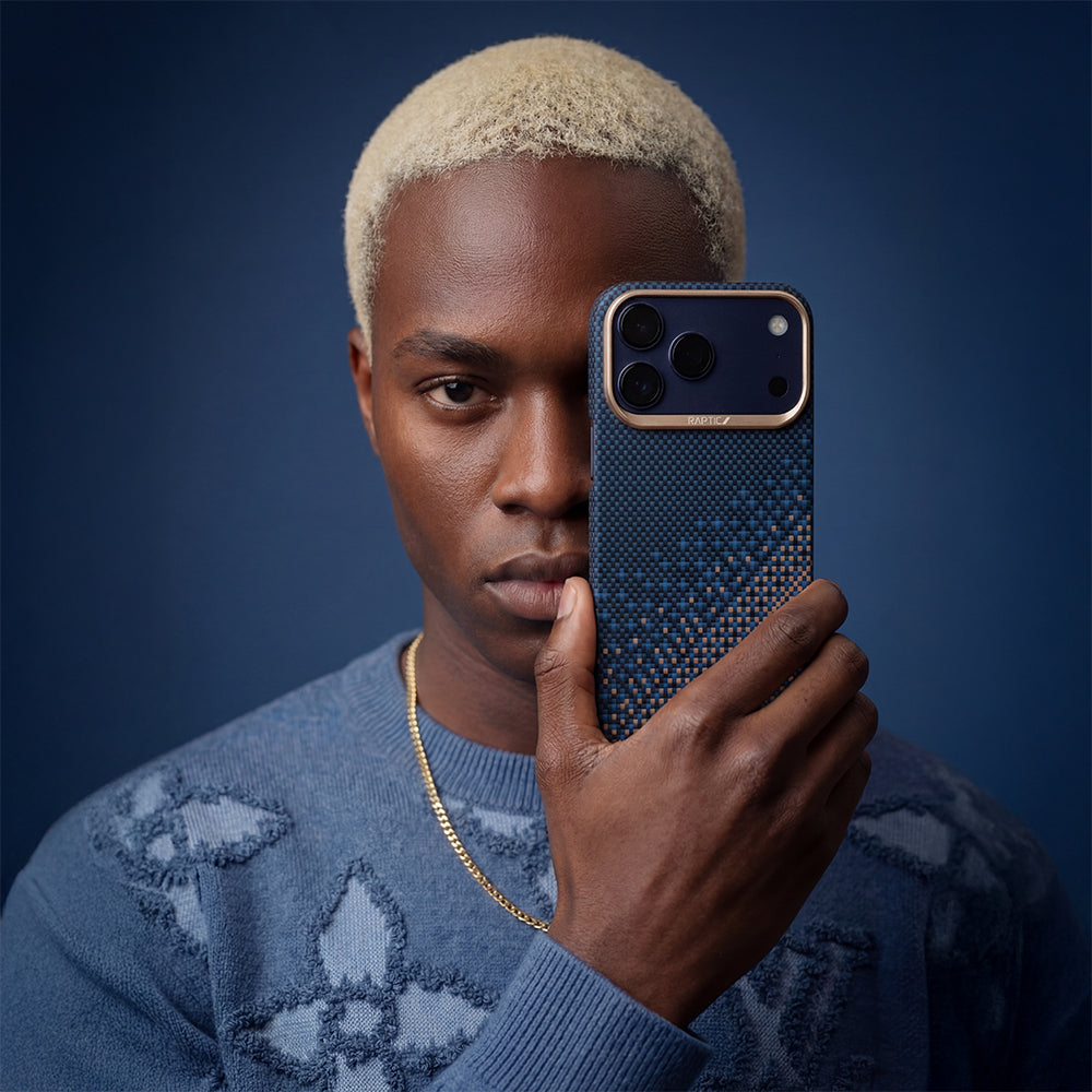 Apple iPhone 17 Pro Kılıf M-safe Şarj Özellikli Raptic Aramid Skin Serenity Serisi Kapak - Görsel 2