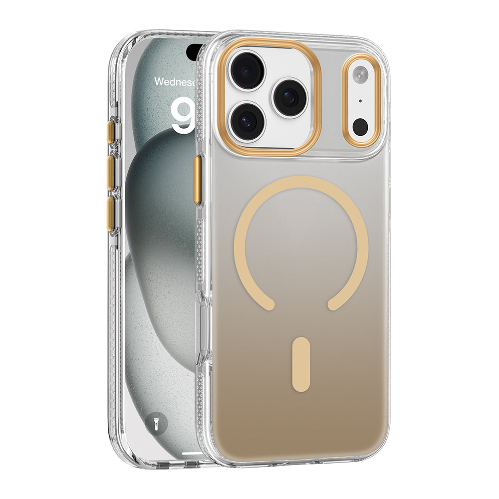 Apple iPhone 17 Pro Kılıf M-safe Şarj Özellikli Sararmaya Karşı Dayanıklı Mutural Icesense Serisi Kapak - Görsel 2