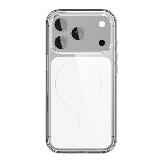 Apple iPhone 17 Pro Kılıf M-safe Şarj Özellikli Şeffaf Tasarımlı Wlons Apel Kapak