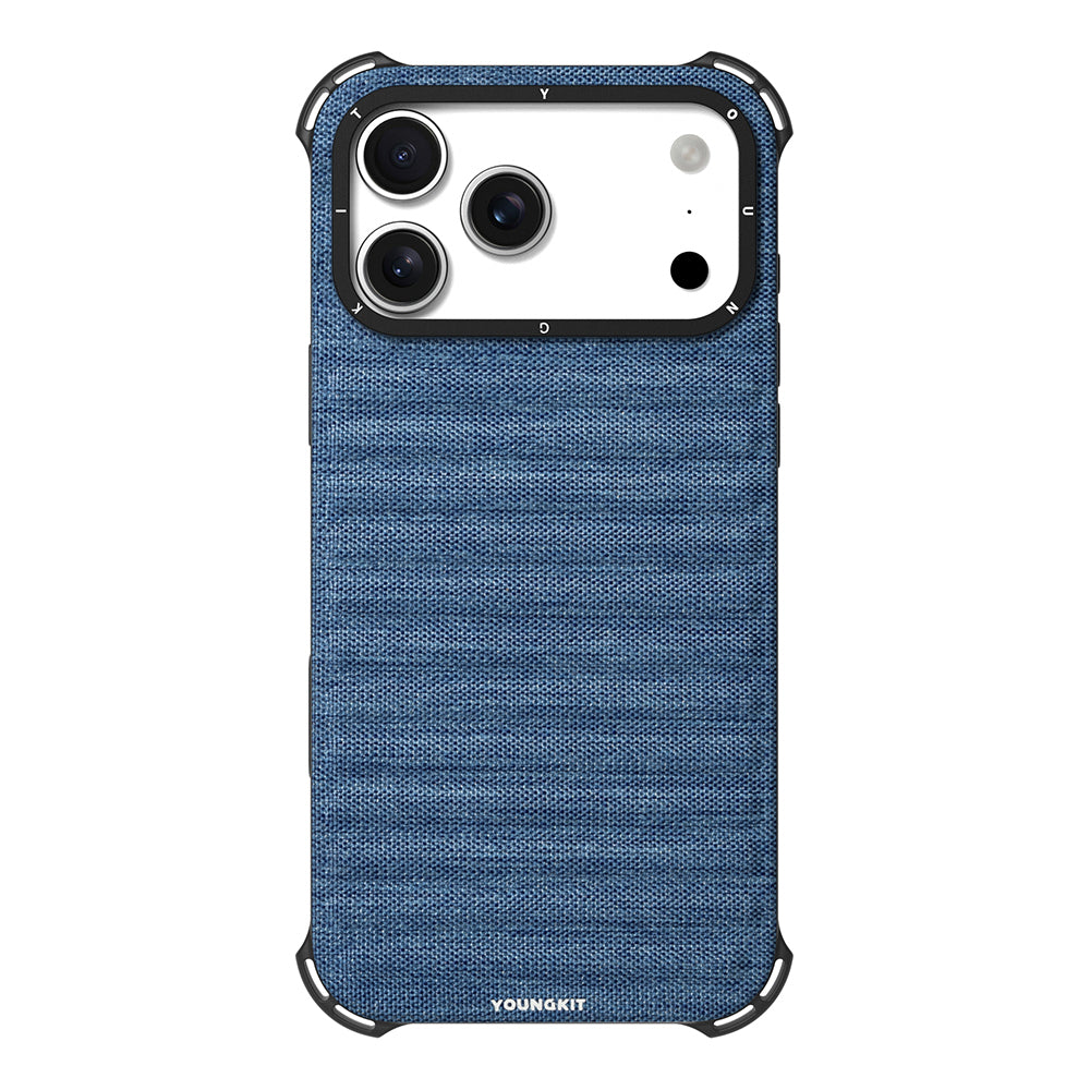 Apple iPhone 17 Pro Kılıf M-safe Şarj Özellikli Youngkit Canvas Serisi Kapak - Görsel 5