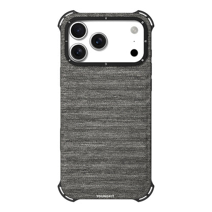 Apple iPhone 17 Pro Kılıf M-safe Şarj Özellikli Youngkit Canvas Serisi Kapak - Görsel 4