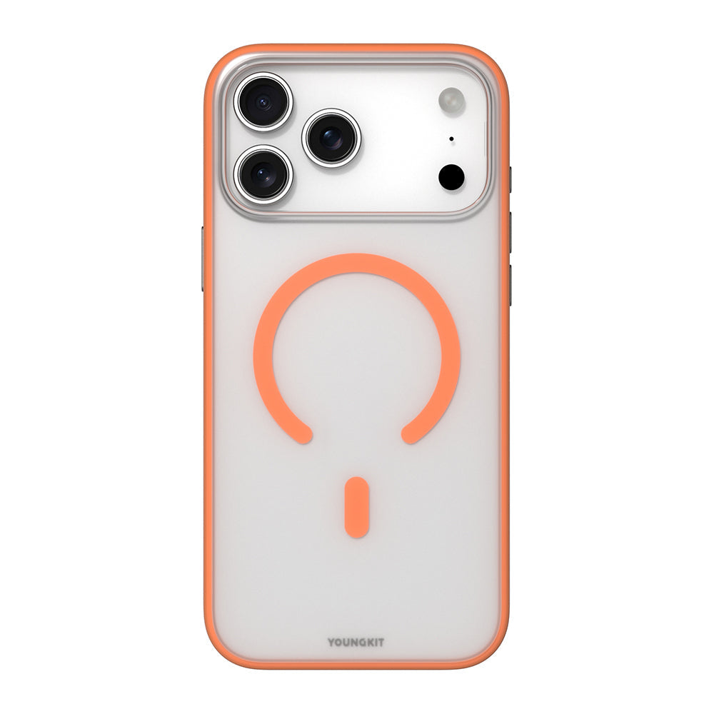 Apple iPhone 17 Pro Kılıf M-safe Şarj Özellikli Youngkit Clear Serisi Kapak - Görsel 3