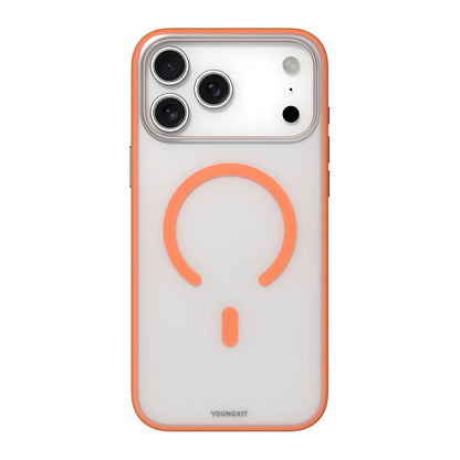 Apple iPhone 17 Pro Kılıf M-safe Şarj Özellikli Youngkit Clear Serisi Kapak - Görsel 3