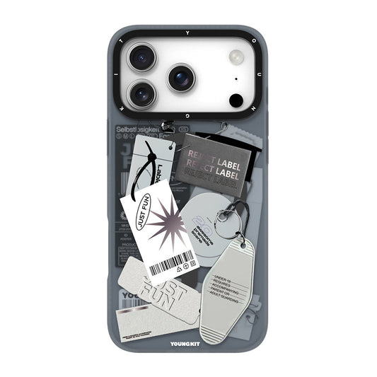 Apple iPhone 17 Pro Kılıf M-Safe Şarj Özellikli Youngkit Different Dimension Serisi Kapak