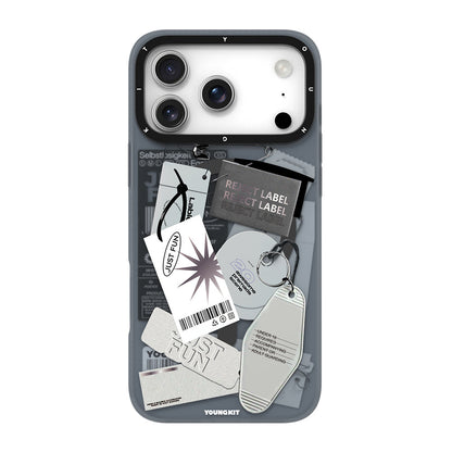Apple iPhone 17 Pro Kılıf M-Safe Şarj Özellikli Youngkit Different Dimension Serisi Kapak - Görsel 3