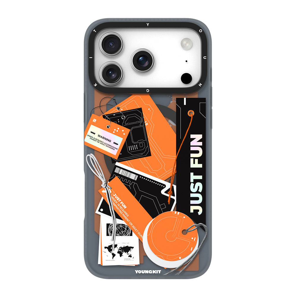 Apple iPhone 17 Pro Kılıf M-Safe Şarj Özellikli Youngkit Different Dimension Serisi Kapak - Görsel 2