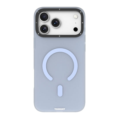 Apple iPhone 17 Pro Kılıf M-safe Şarj Özellikli Youngkit Hidden Sand Serisi Kapak - Görsel 4