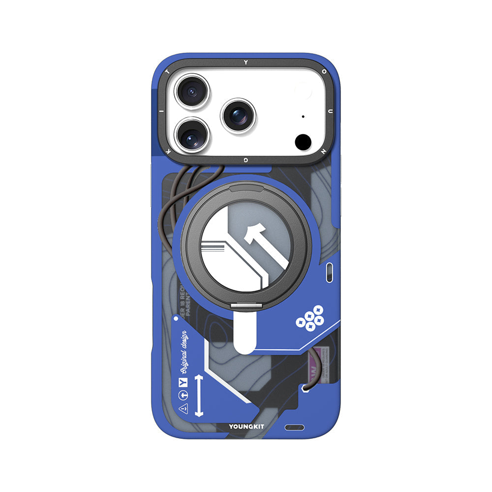 Apple iPhone 17 Pro Kılıf M-safe Şarj Özellikli Youngkit Starship Serisi Kapak - Görsel 5