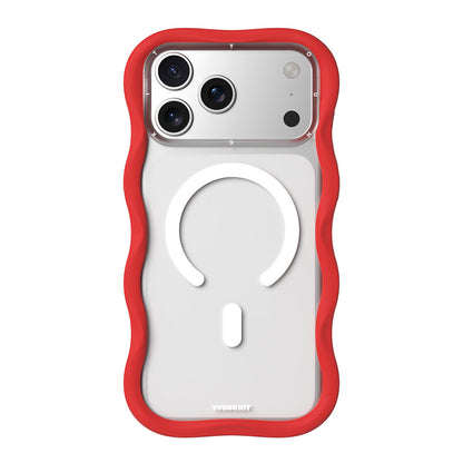 Apple iPhone 17 Pro Kılıf M-safe Şarj Özellikli Youngkit Wave Matte Serisi Kapak - Görsel 5
