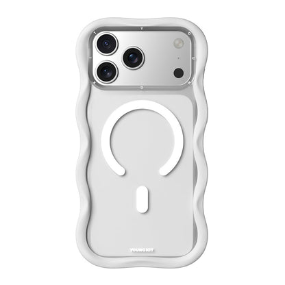 Apple iPhone 17 Pro Kılıf M-safe Şarj Özellikli Youngkit Wave Matte Serisi Kapak - Görsel 4