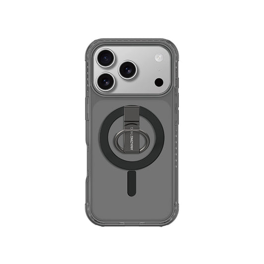 Apple iPhone 17 Pro Kılıf M-safe Şarj Özellikli Yüzük Standlı Amazingthing Titan Pro Serisi Kapak