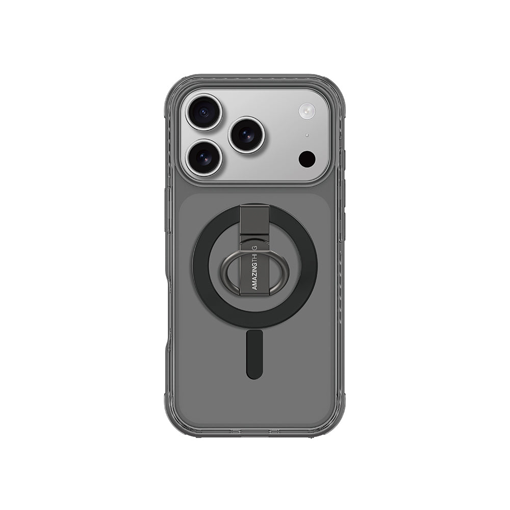 Apple iPhone 17 Pro Kılıf M-safe Şarj Özellikli Yüzük Standlı Amazingthing Titan Pro Serisi Kapak - Görsel 4