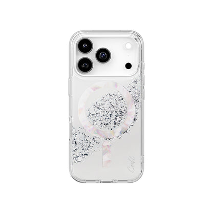 Apple iPhone 17 Pro Kılıf M-safe Şarj Parlak Kristal Desenli Coehl Crystelle Kapak - Görsel 2