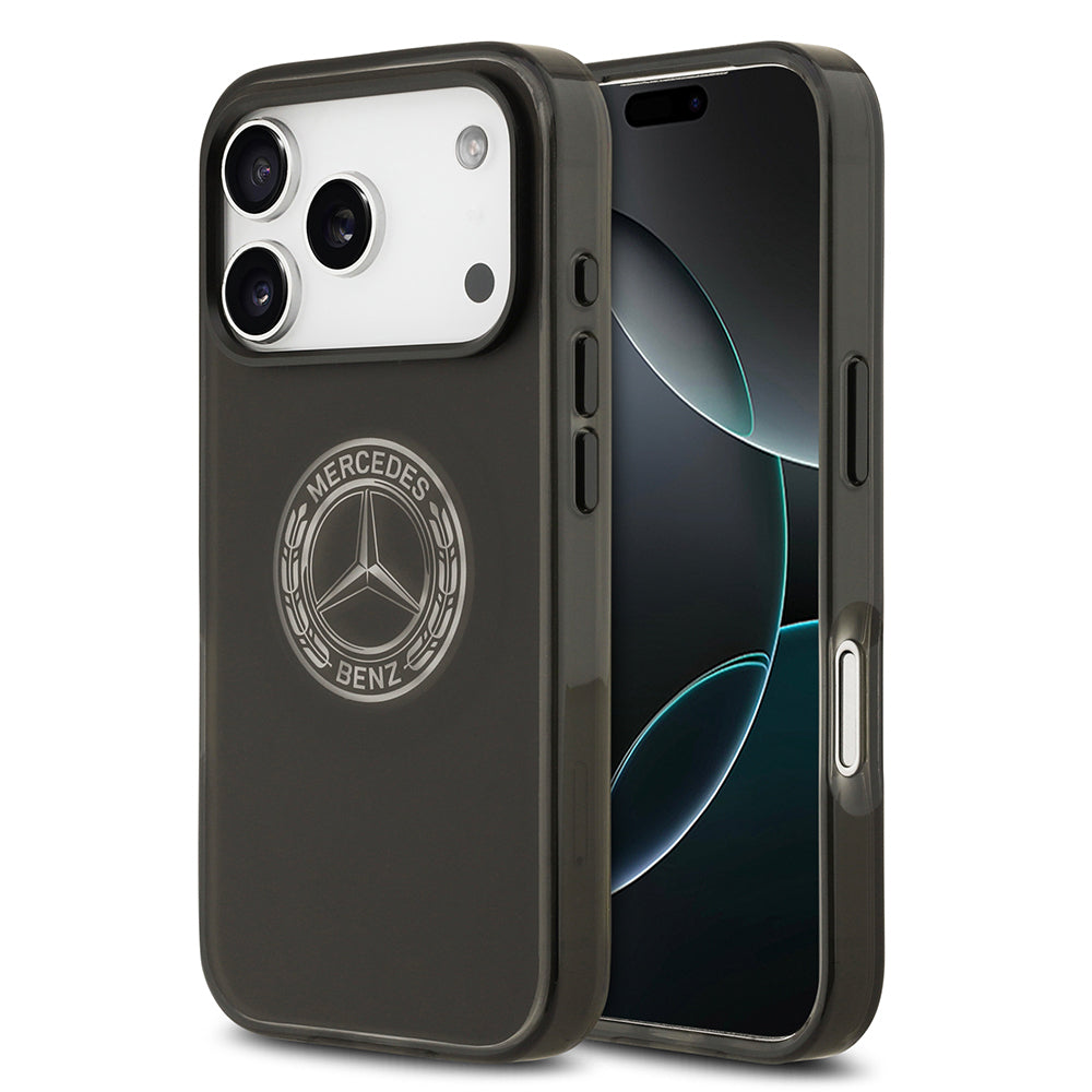 Apple iPhone 17 Pro Kılıf Mercedes Benz Orjinal Lisanslı M-safe Şarj Özellikli Buzlu PC Nostaljik Yıldız Dizayn Kapak - Görsel 2