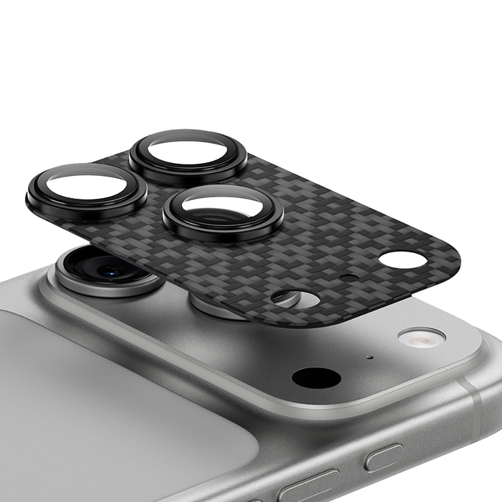 Apple iPhone 17 Pro Max Benks ArmorWarrior ArmorGrid Serisi Kevlar Kamera Lens Koruyucu - Görsel 2