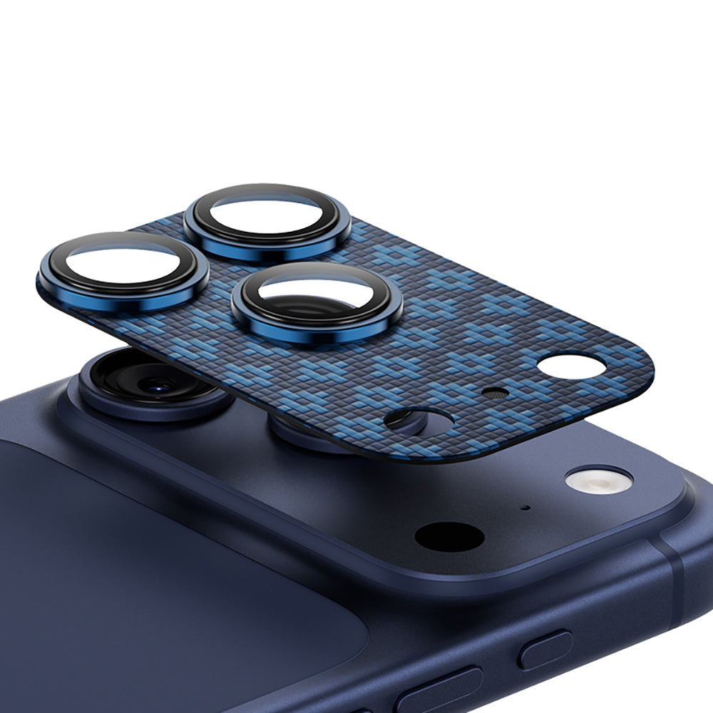 Apple iPhone 17 Pro Max Benks ArmorWarrior ArmorGrid Serisi Kevlar Kamera Lens Koruyucu - Görsel 4
