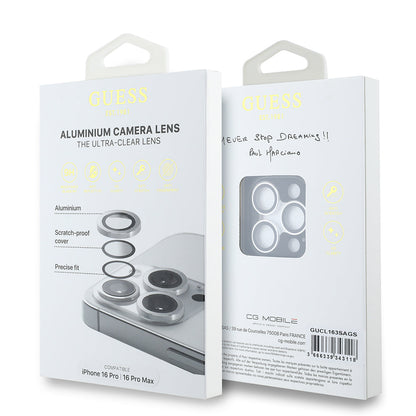 Apple iPhone 17 Pro Max Guess Orjinal Lisanslı Metal Kamera Lens Koruyucu - Görsel 2