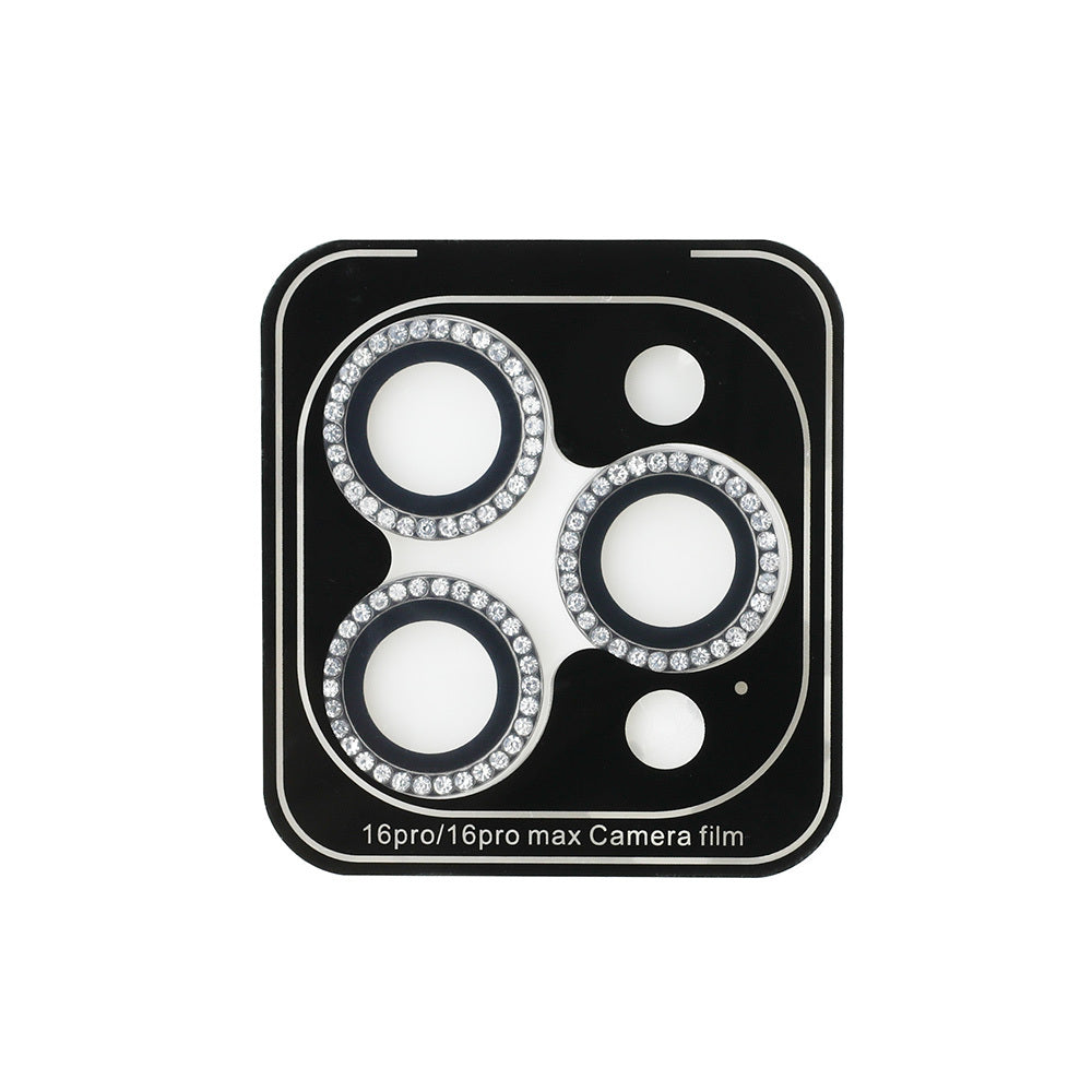 Apple iPhone 17 Pro Max Guess Orjinal Lisanslı Rhinestone Taşlı Lens Koruyucu - Görsel 2