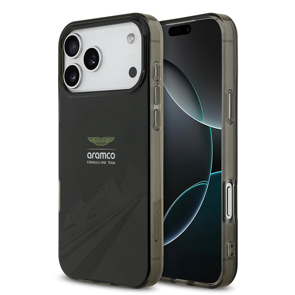 Apple iPhone 17 Pro Max Kılıf Aston Martin Orjinal Lisanslı M-safe Şarj Özellikli IML Baskı Logolu Formula Tasarımlı Kapak - Görsel 2