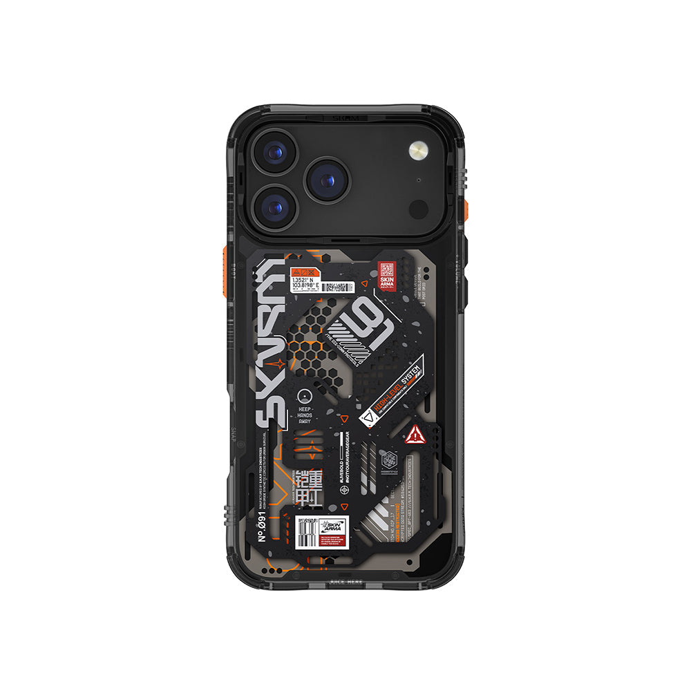 Apple iPhone 17 Pro Max Kılıf Desenli Airbag Tasarımlı Skinarma Spectra Kapak - Görsel 2