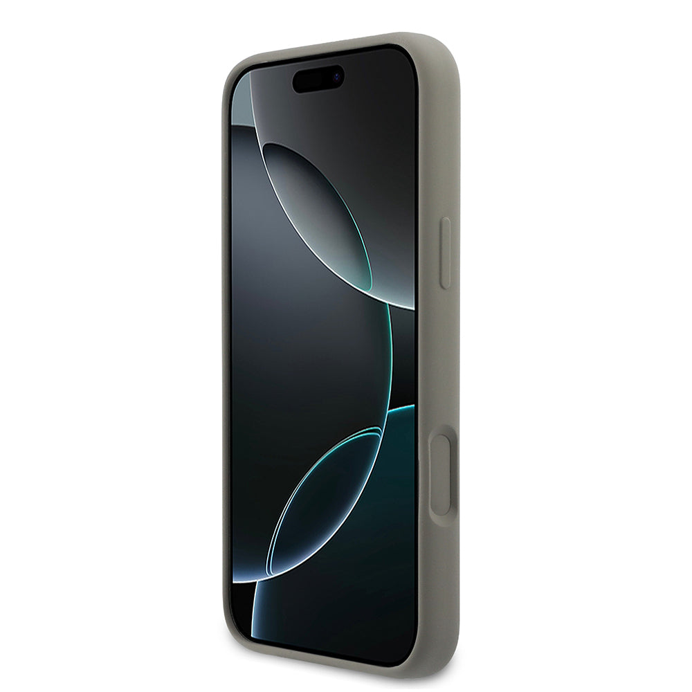 Apple iPhone 17 Pro Max Kılıf DKNY Orjinal Lisanslı M-safe Şarj Özellikli Metal Logolu Silikon Kapak - Görsel 5