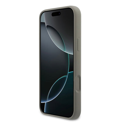 Apple iPhone 17 Pro Max Kılıf DKNY Orjinal Lisanslı M-safe Şarj Özellikli Metal Logolu Silikon Kapak - Görsel 5