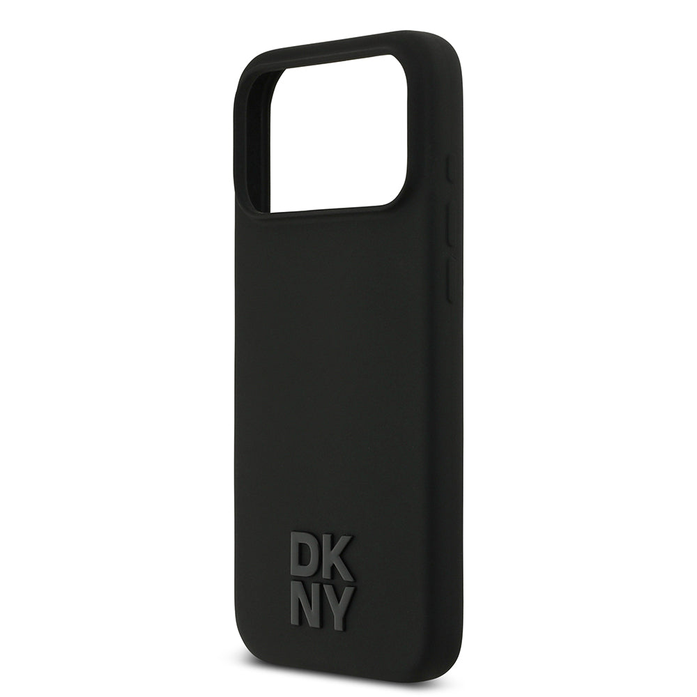 Apple iPhone 17 Pro Max Kılıf DKNY Orjinal Lisanslı M-safe Şarj Özellikli Metal Logolu Silikon Kapak - Görsel 13