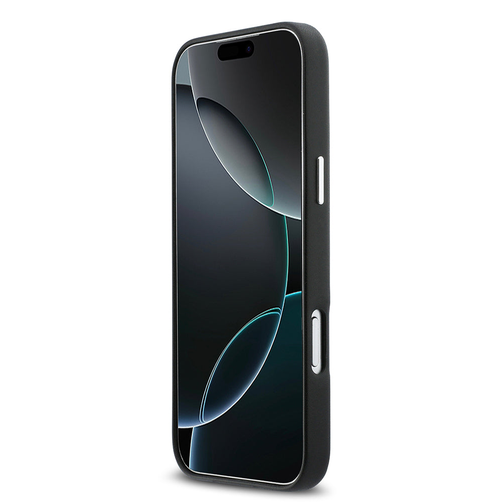 Apple iPhone 17 Pro Max Kılıf DKNY Orjinal Lisanslı M-safe Şarj Özellikli PU Büyük Dikey Logolu Kapak - Görsel 5