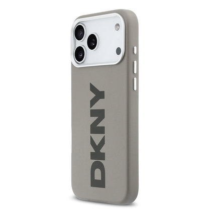 Apple iPhone 17 Pro Max Kılıf DKNY Orjinal Lisanslı M-safe Şarj Özellikli PU Büyük Dikey Logolu Kapak - Görsel 16