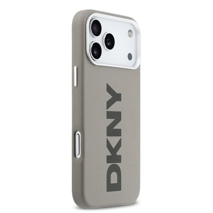 Apple iPhone 17 Pro Max Kılıf DKNY Orjinal Lisanslı M-safe Şarj Özellikli PU Büyük Dikey Logolu Kapak - Görsel 18