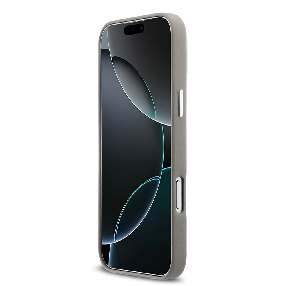 Apple iPhone 17 Pro Max Kılıf DKNY Orjinal Lisanslı M-safe Şarj Özellikli PU Büyük Dikey Logolu Kapak - Görsel 19