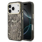 Apple iPhone 17 Pro Max Kılıf Guess Orjinal Lisanslı M-safe Şarj Özellikli Yazı Logolu Python Desenli Kapak