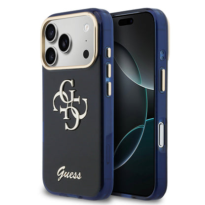 Apple iPhone 17 Pro Max Kılıf Guess Orjinal Lisanslı Yazı ve 4G Büyük Metal Logolu Silikon Kapak - Görsel 9