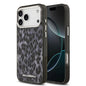 Apple iPhone 17 Pro Max Kılıf Karl Lagerfeld Orjinal Lisanslı M-safe Şarj Özellikli IML Leopar Baskılı Kapak