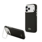 Apple iPhone 17 Pro Max Kılıf Lacoste Orjinal Lisanslı M-safe Şarj Özellikli PU Pike Desenli Standlı Metal Logolu Kapak