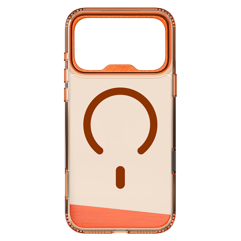 Apple iPhone 17 Pro Max Kılıf M-safe Şarj Özellikli Airbag Tasarımlı O-Ring Şeffaf Kajsa Alüminyum Trans Shield Serisi Kapak - Görsel 2