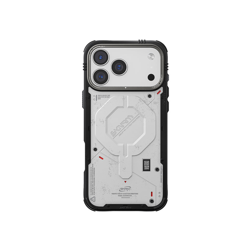 Apple iPhone 17 Pro Max Kılıf M-Safe Şarj Özellikli Airbag Tasarımlı Skinarma Vigor Kapak - Görsel 3