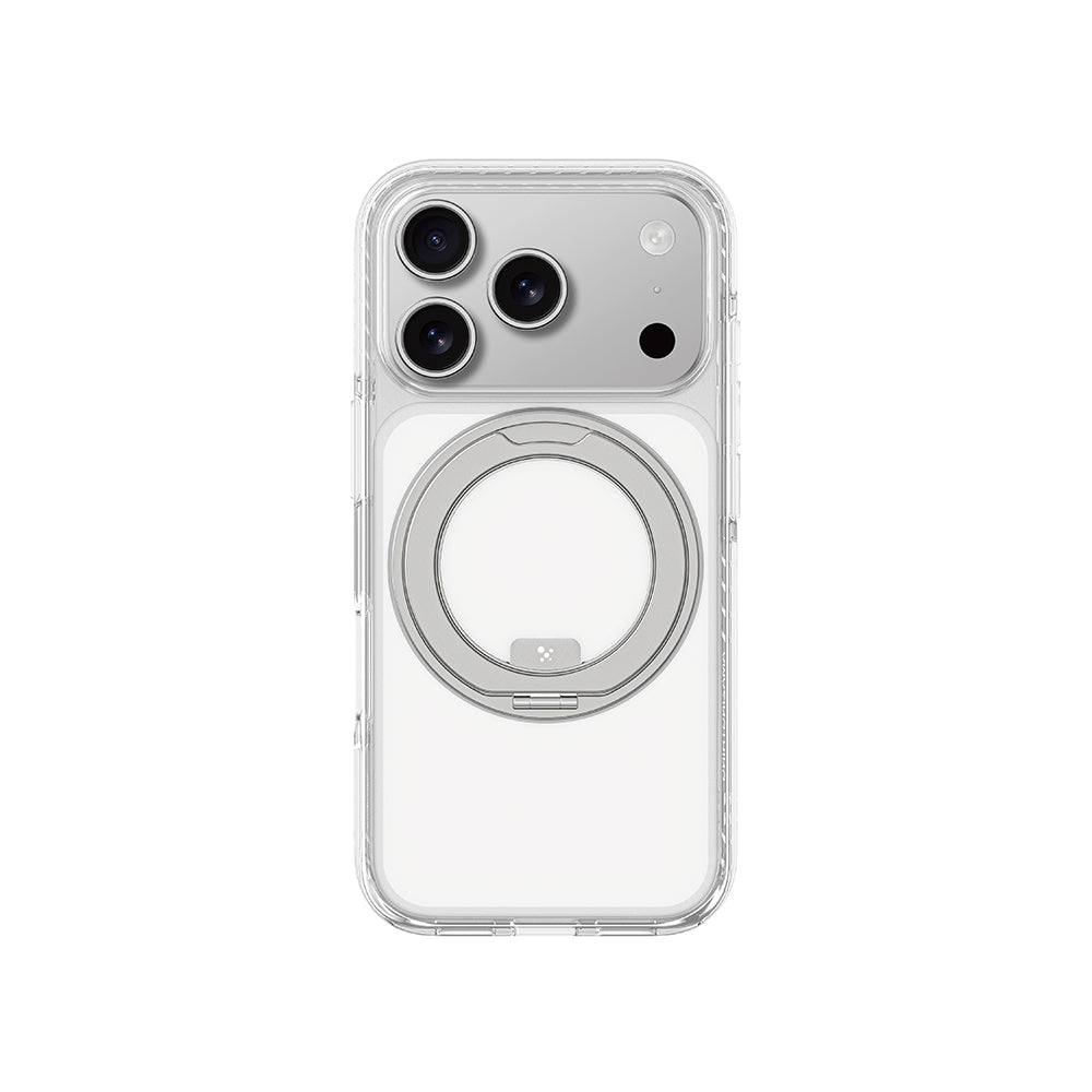 Apple iPhone 17 Pro Max Kılıf M-Safe Şarj Özellikli Airbag Tasarımlı Standlı AmazingThing Titan Pro MagSpin Kapak - Görsel 5