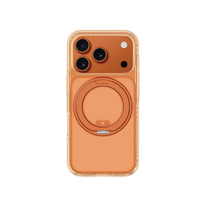 Apple iPhone 17 Pro Max Kılıf M-Safe Şarj Özellikli Airbag Tasarımlı Standlı AmazingThing Titan Pro MagSpin Kapak - Görsel 3