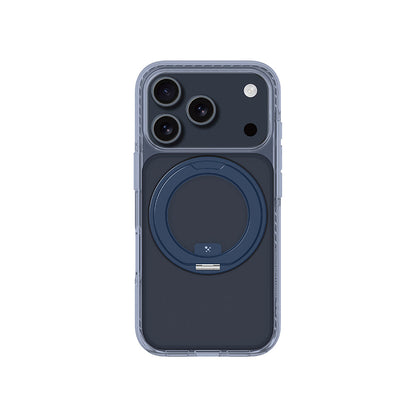 Apple iPhone 17 Pro Max Kılıf M-Safe Şarj Özellikli Airbag Tasarımlı Standlı AmazingThing Titan Pro MagSpin Kapak - Görsel 2
