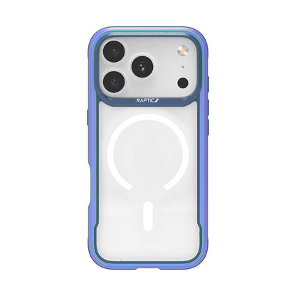 Apple iPhone 17 Pro Max Kılıf M-safe Şarj Özellikli Airbagli Raptic Shield Serisi Şeffaf Arka Yüzey Kapak - Görsel 3