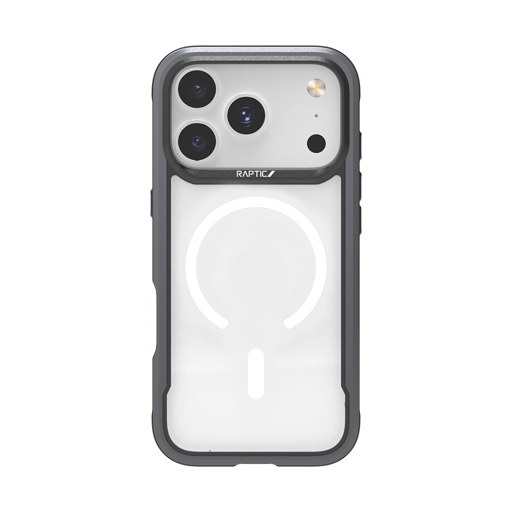 Apple iPhone 17 Pro Max Kılıf M-safe Şarj Özellikli Airbagli Raptic Shield Serisi Şeffaf Arka Yüzey Kapak - Görsel 2